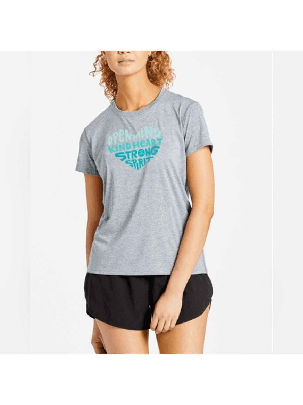 Life Is Good Womens Active Open Mind Heart Tee